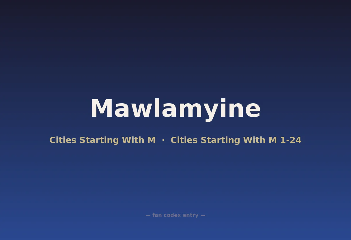 Mawlamyine